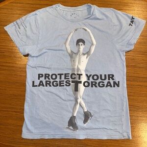 Marc Jacobs Ice Blue Graphic Tee